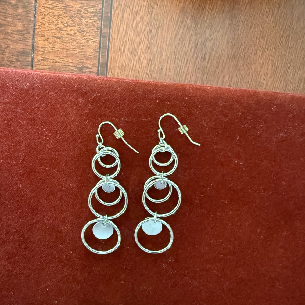 Lia Sophia Silver Hoop Earrings